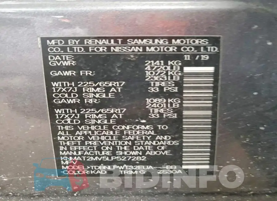 KNMAT2MV5LP527282 Photo# 13