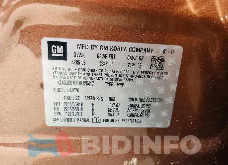 KL4CJCSM1HB125417 Photo# 14
