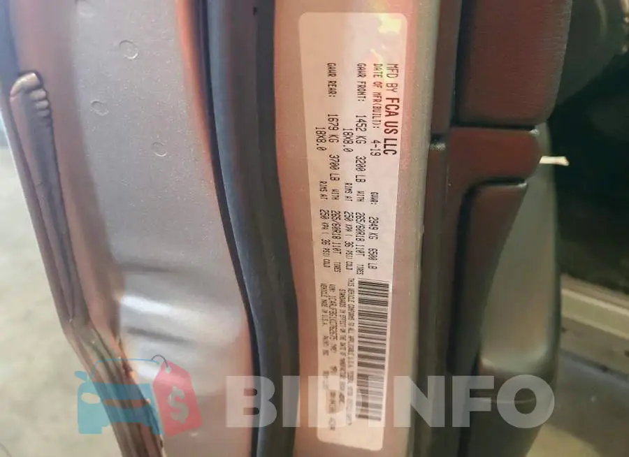 1C4RJFBG1KC762675 Photo# 14
