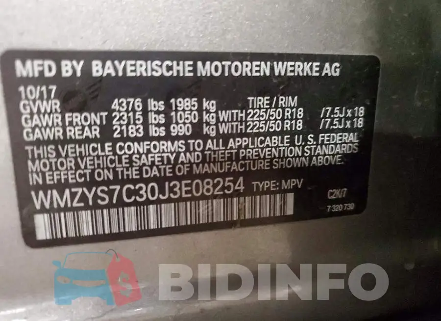 WMZYS7C30J3E08254 Photo# 12