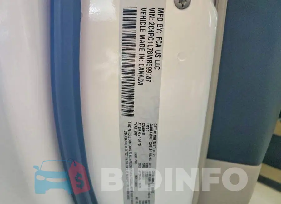 2C4RC1L78MR599187 Photo# 13