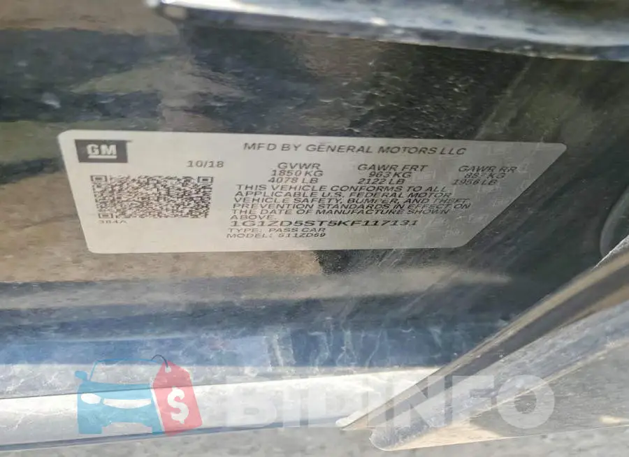 1G1ZD5ST5KF117131 Photo# 12