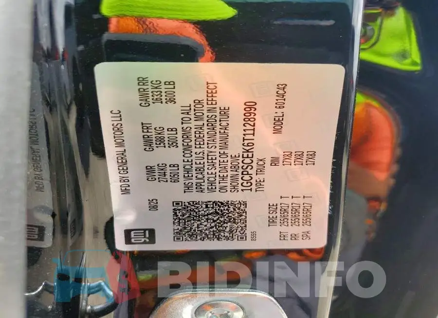 1GCPSCEK6T1128990 Photo# 12