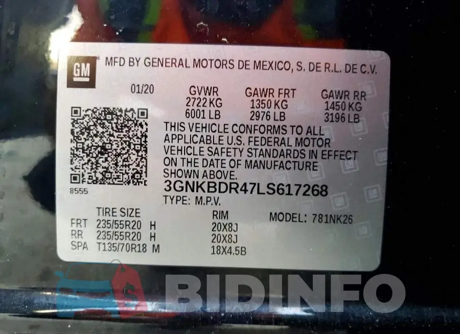 3GNKBDR47LS617268 Photo# 13