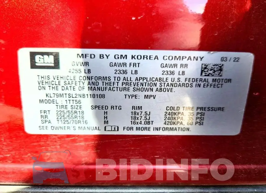KL79MTSL2NB110108 Photo# 14