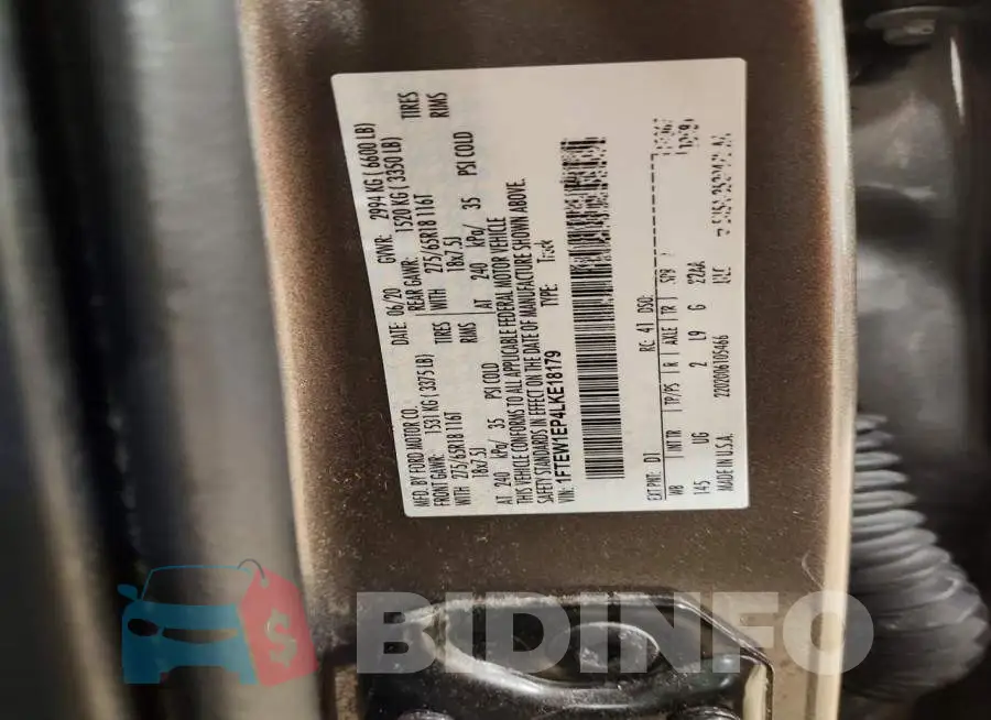 1FTEW1EP4LKE18179 Photo# 12