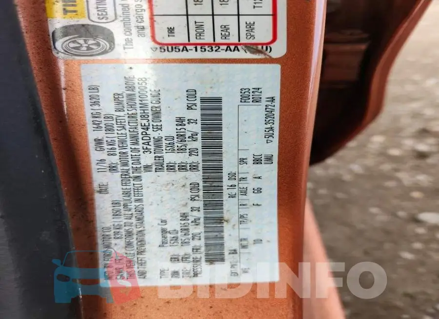 3FADP4EJ8HM100058 Photo# 12