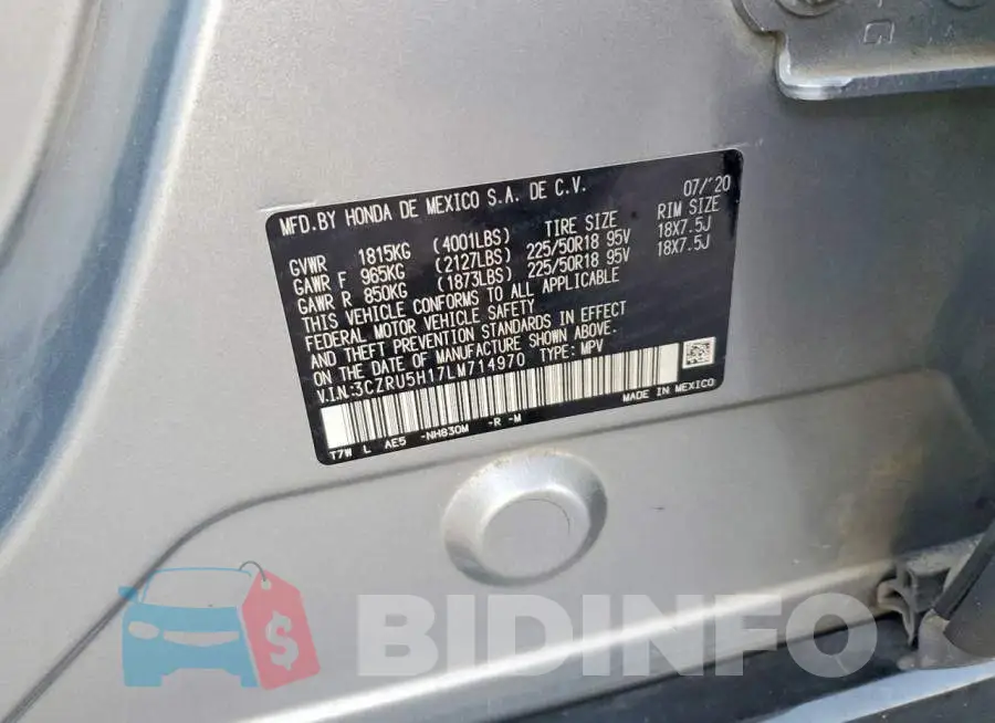 3CZRU5H17LM714970 Photo# 14