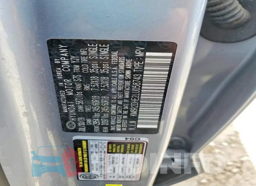 KM8R2DHE2LU058743 Photo# 13