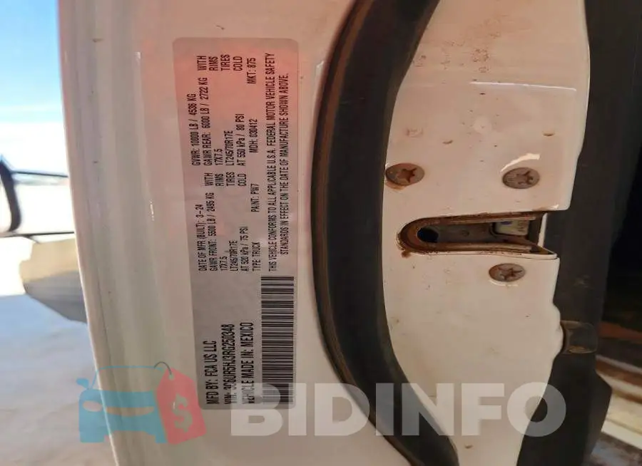 3C6UR5HJ3RG250348 Photo# 12