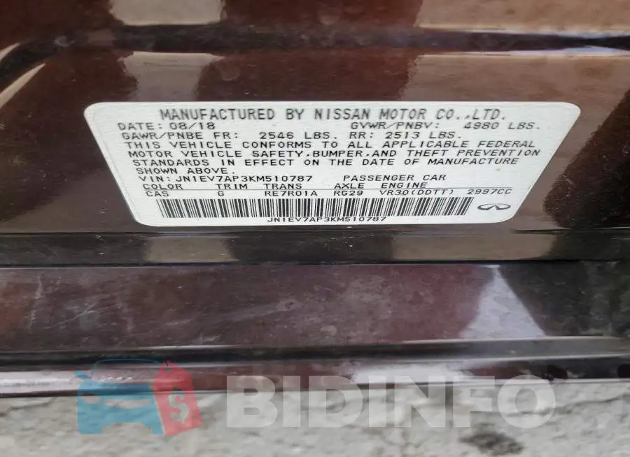 JN1EV7AP3KM510787 Photo# 12