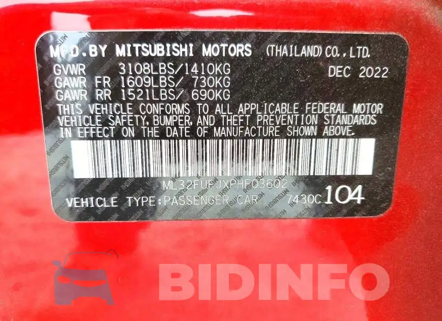 ML32FUFJXPHF03602 Photo# 12