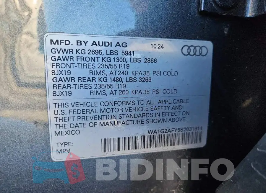 WA1G2AFY5S2031614 Photo# 13