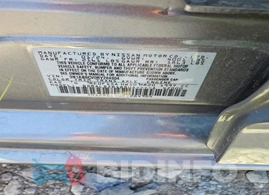3N1AB8CV0RY284904 Photo# 12