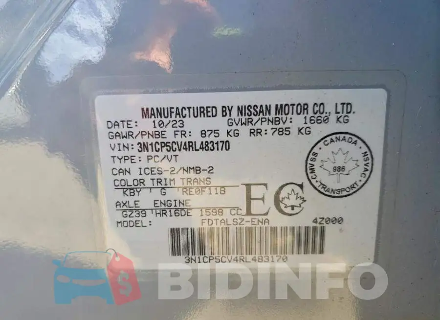 3N1CP5CV4RL483170 Photo# 13