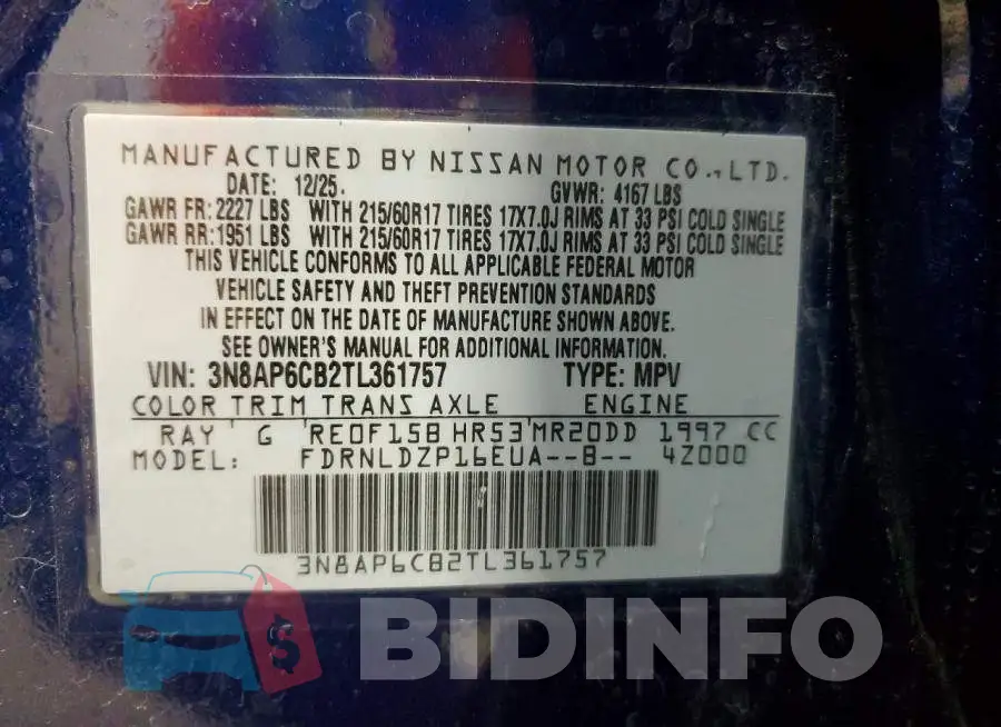 3N8AP6CB2TL361757 Photo# 13