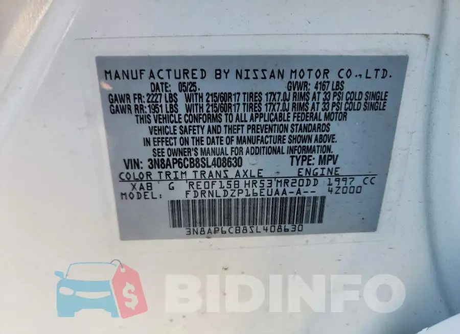 3N8AP6CB8SL408630 Photo# 13