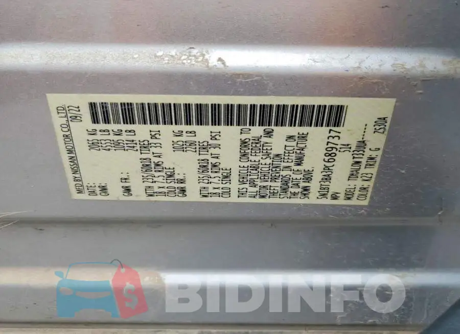 5N1BT3BA3PC689737 Photo# 12