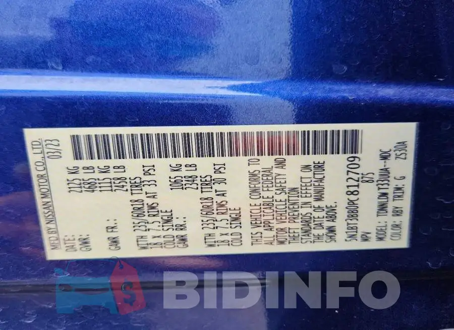 5N1BT3BB0PC812709 Photo# 13