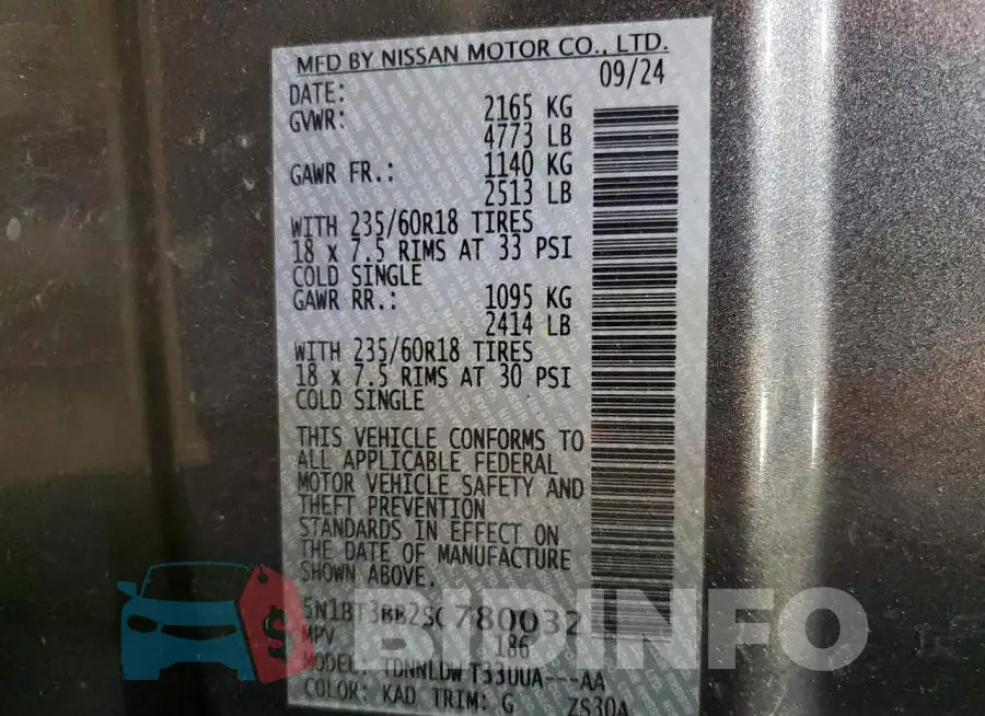 5N1BT3BB2SC780032 Photo# 14