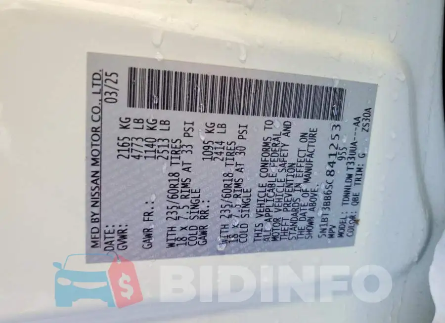 5N1BT3BB6SC841253 Photo# 13