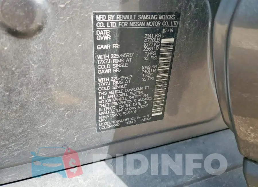 KNMAT2MVXLP521493 Photo# 13