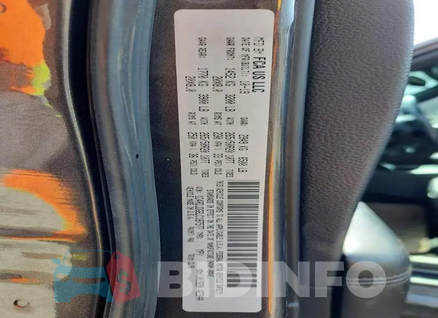1C4RDJDG6LC187577 Photo# 14