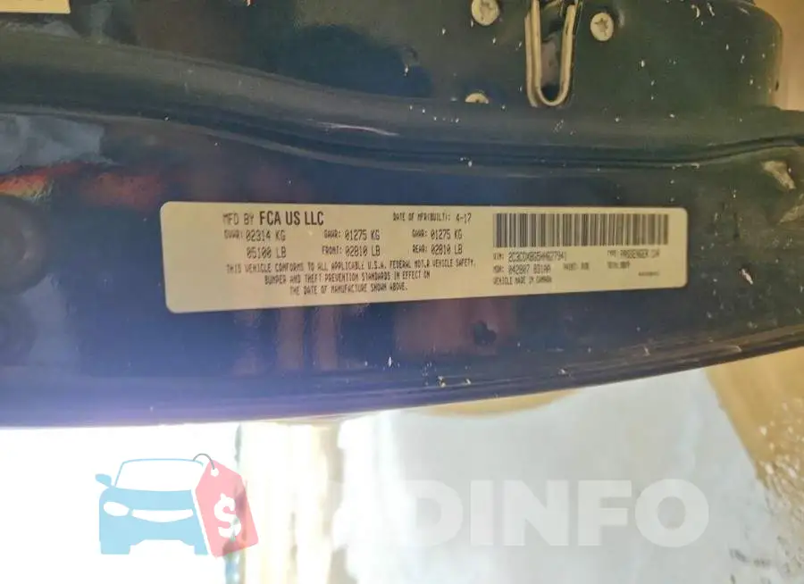 2C3CDXBG5HH627941 Photo# 13