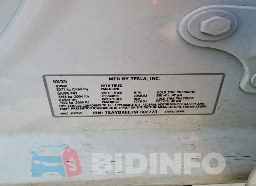 7SAYGAEE7SF302773 Photo# 13