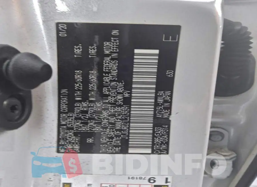JTJGJRDZ1L2139391 Photo# 13