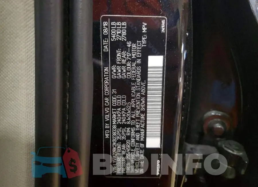 LYVA22RK2KB238338 Photo# 13