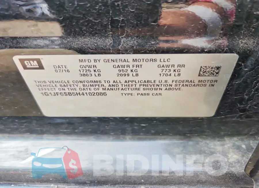 1G1JF6SB5H4102086 Photo# 13