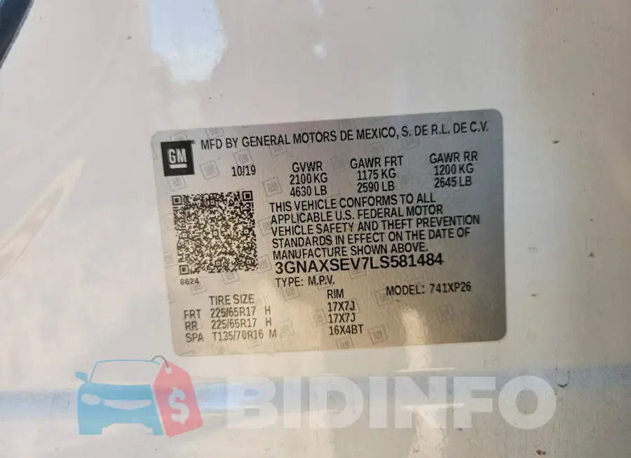 3GNAXSEV7LS581484 Photo# 13