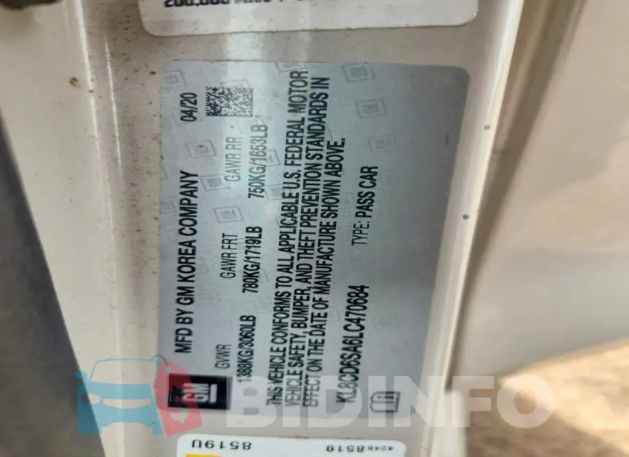 KL8CD6SA6LC470684 Photo# 12