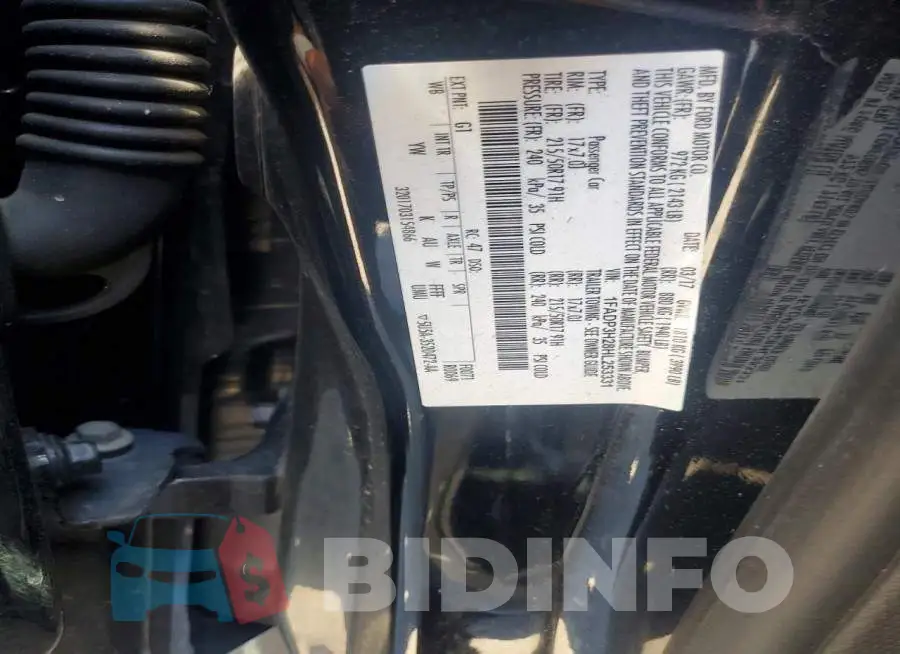 1FADP3H28HL253331 Photo# 12