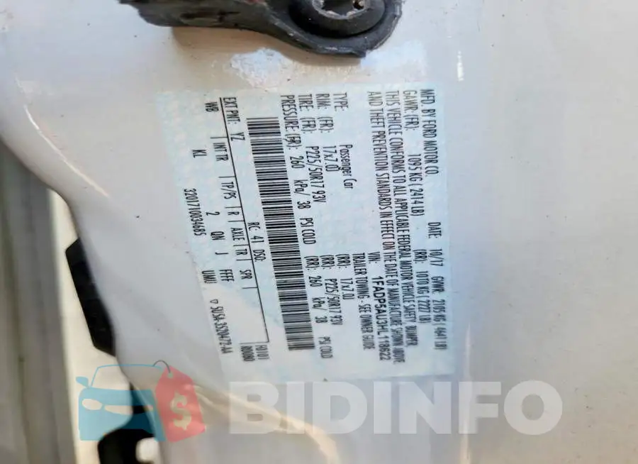 1FADP5AU3HL118622 Photo# 13