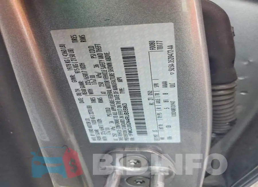 1FMCU0GN4RUB55963 Photo# 12