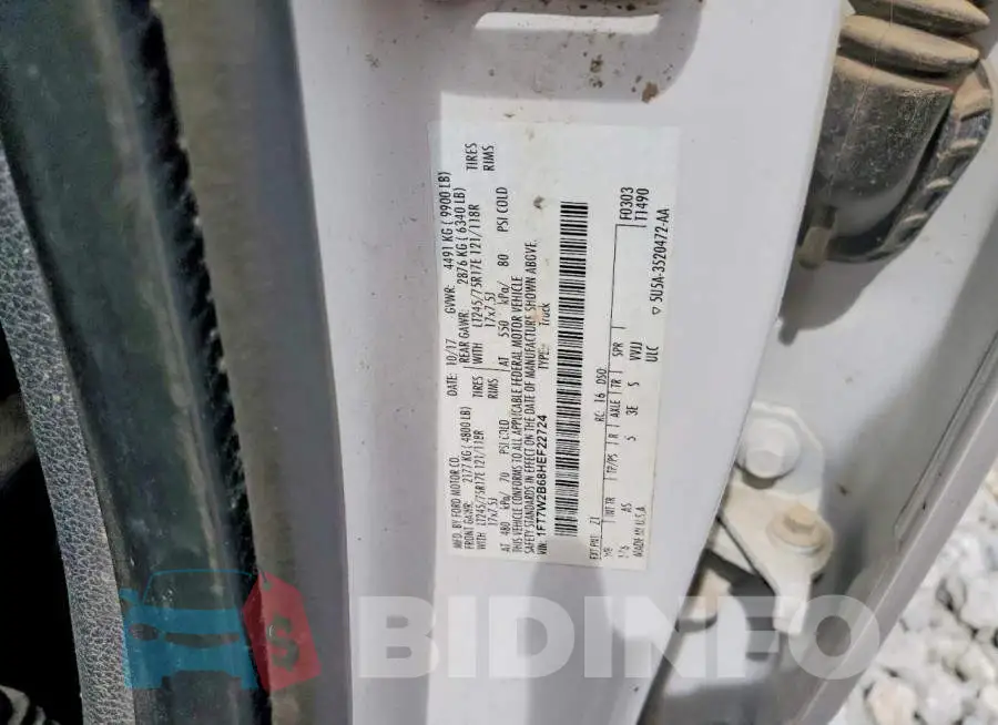 1FT7W2B68HEF22724 Photo# 12