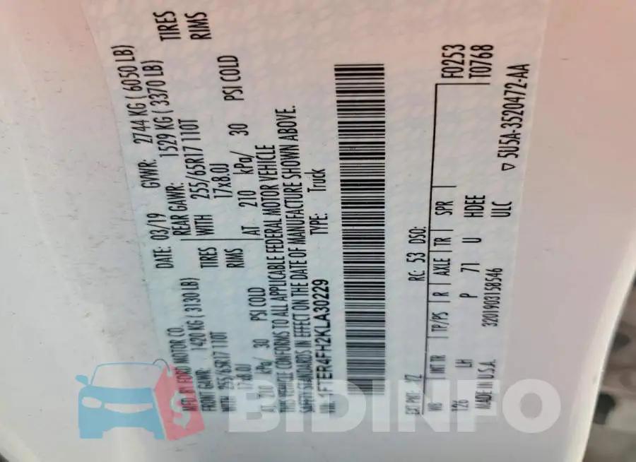 1FTER4FH2KLA30229 Photo# 12