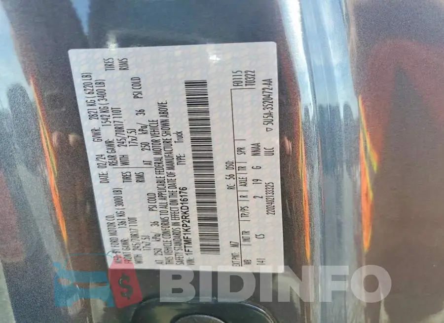 1FTMF1KP2RKD16176 Photo# 12