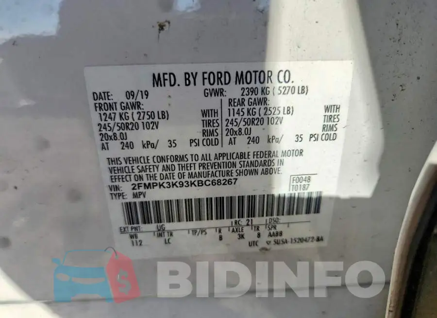2FMPK3K93KBC68267 Photo# 13