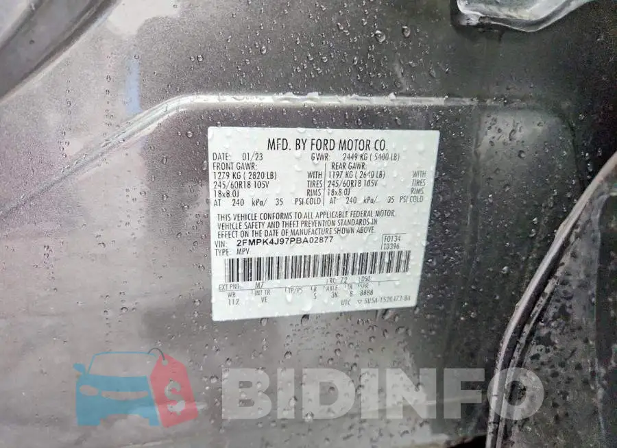 2FMPK4J97PBA02877 Photo# 13