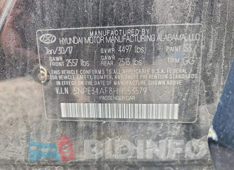 5NPE34AF8HH553579 Photo# 13