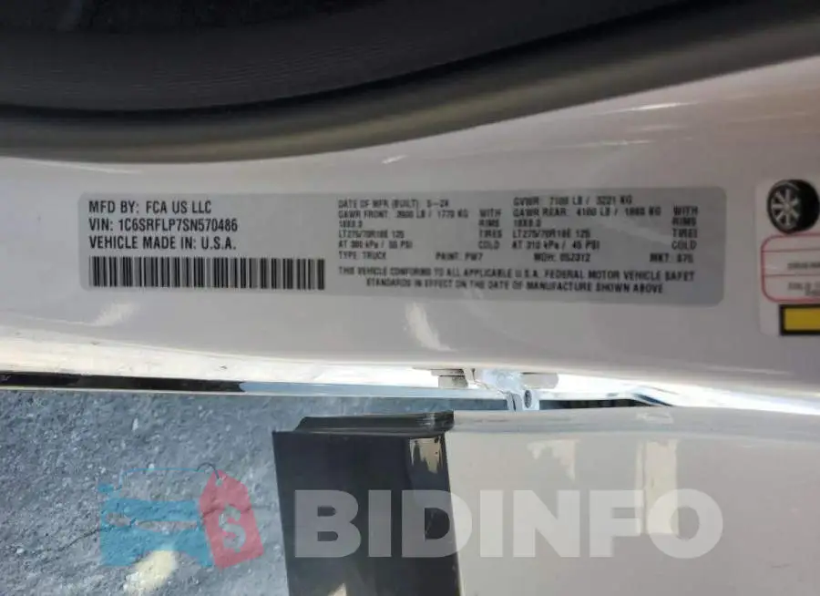 1C6SRFLP7SN570486 Photo# 12
