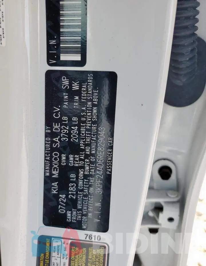 3KPF24AD6RE829043 Photo# 12