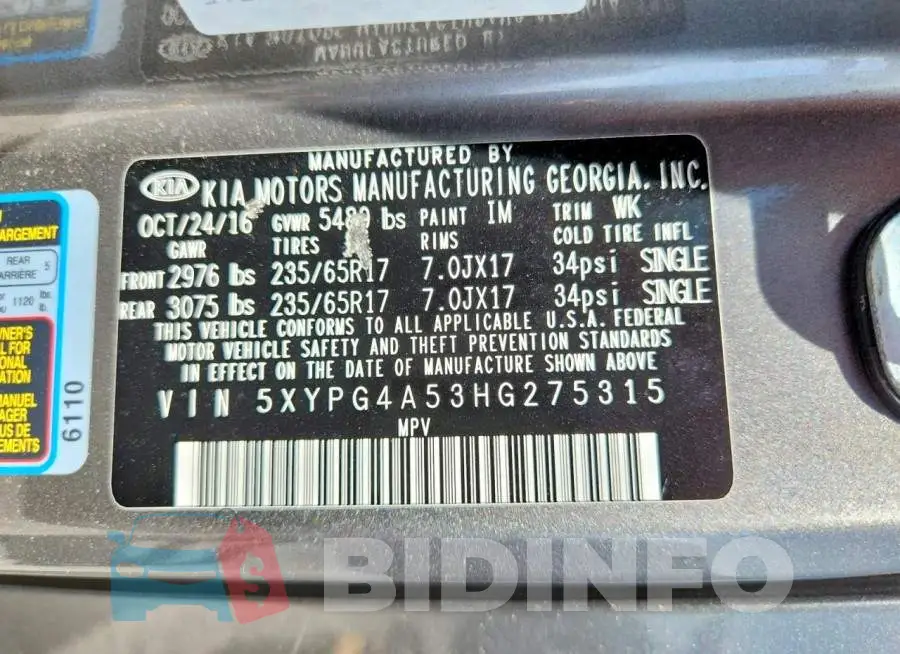 5XYPG4A53HG275315 Photo# 13