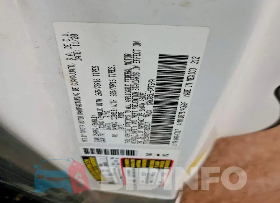 3TYSZ5AN2MT015337 Photo# 12