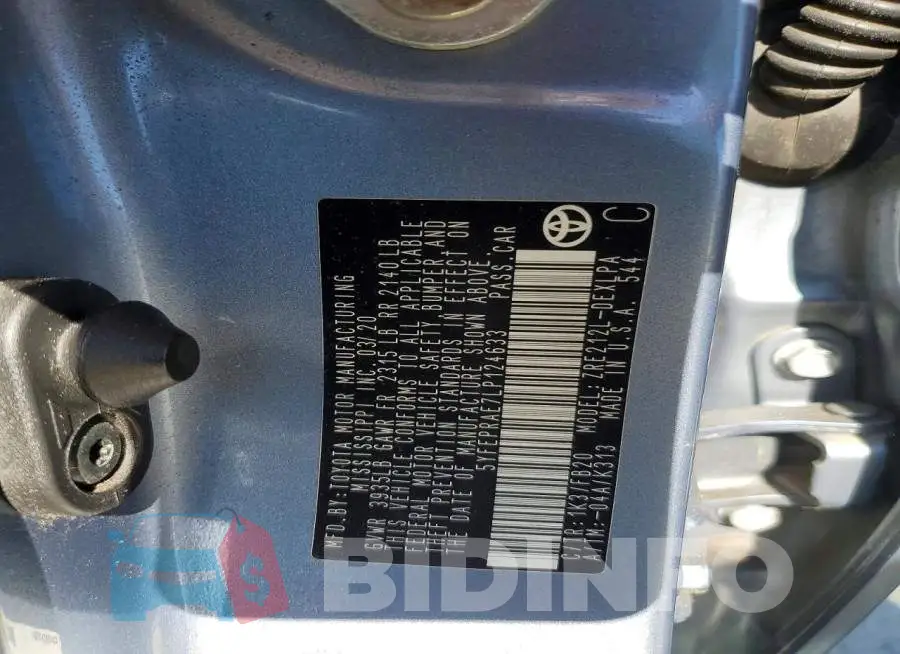 5YFEPRAE7LP124633 Photo# 12
