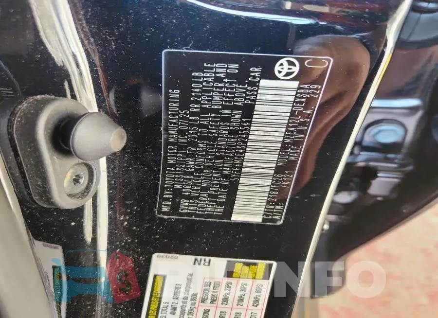 5YFP4MCE4SP245541 Photo# 12