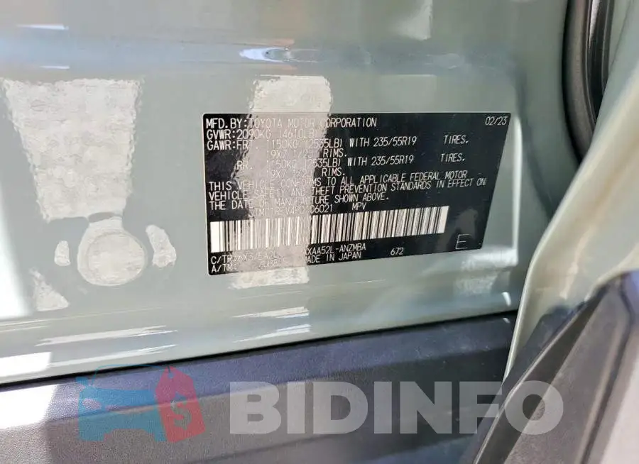 JTMC1RFV4PD106021 Photo# 13